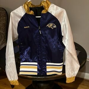 Baltimore ravens Reebok satin jacket